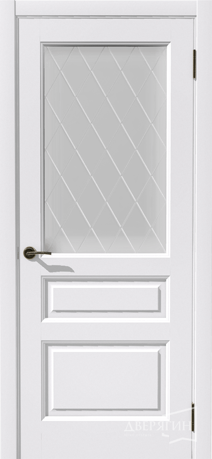 Межкомнатная дверь Пиано ДО Ясень Белый (Уценка) Дверягин
